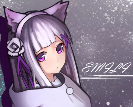 Emilia (Re:ZERO) Anime Re:Zero - Starting Life in Another World HD Desktop Wallpaper | Background Image