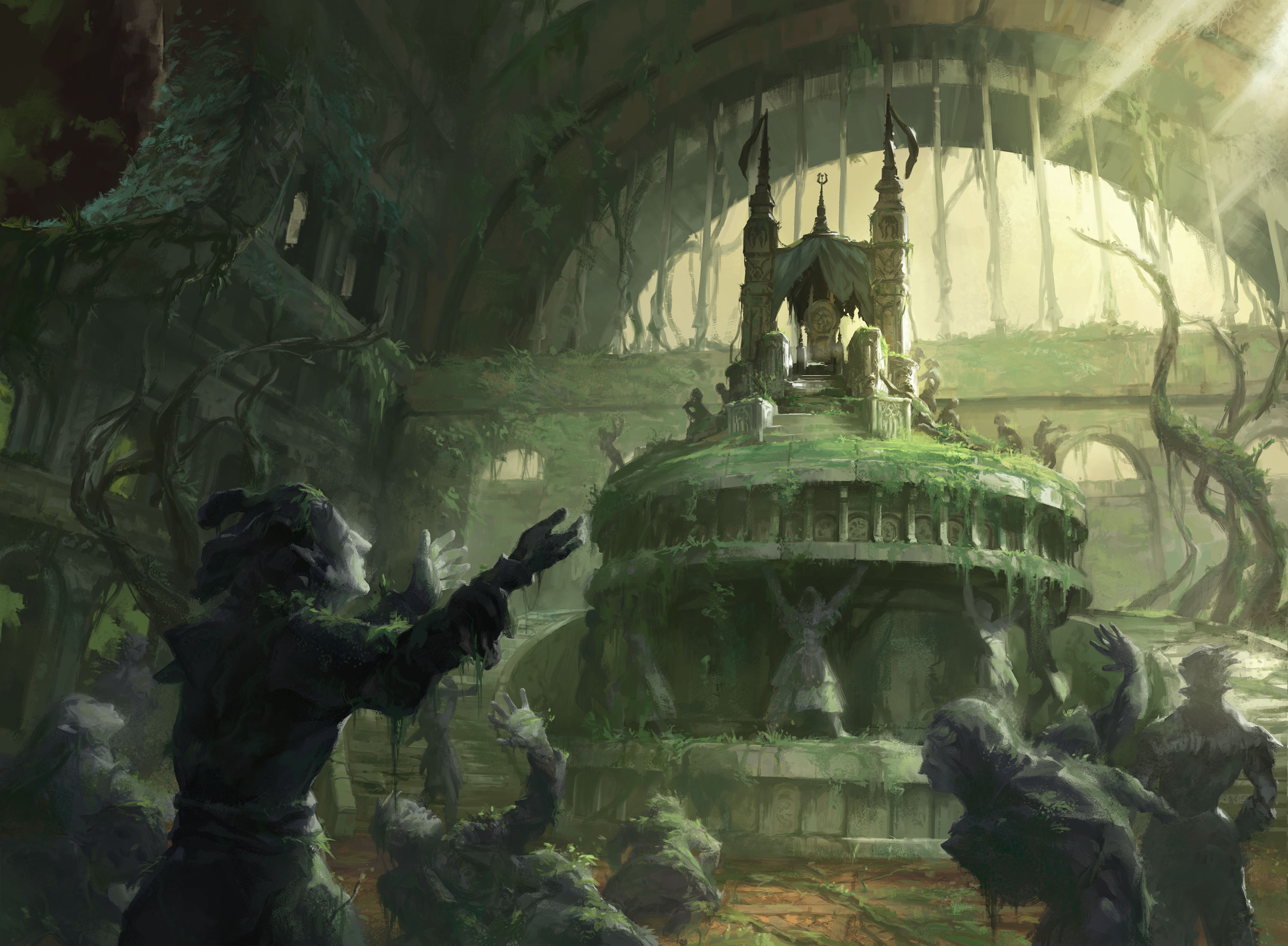 Fantasy Ruin HD Wallpaper | Background Image