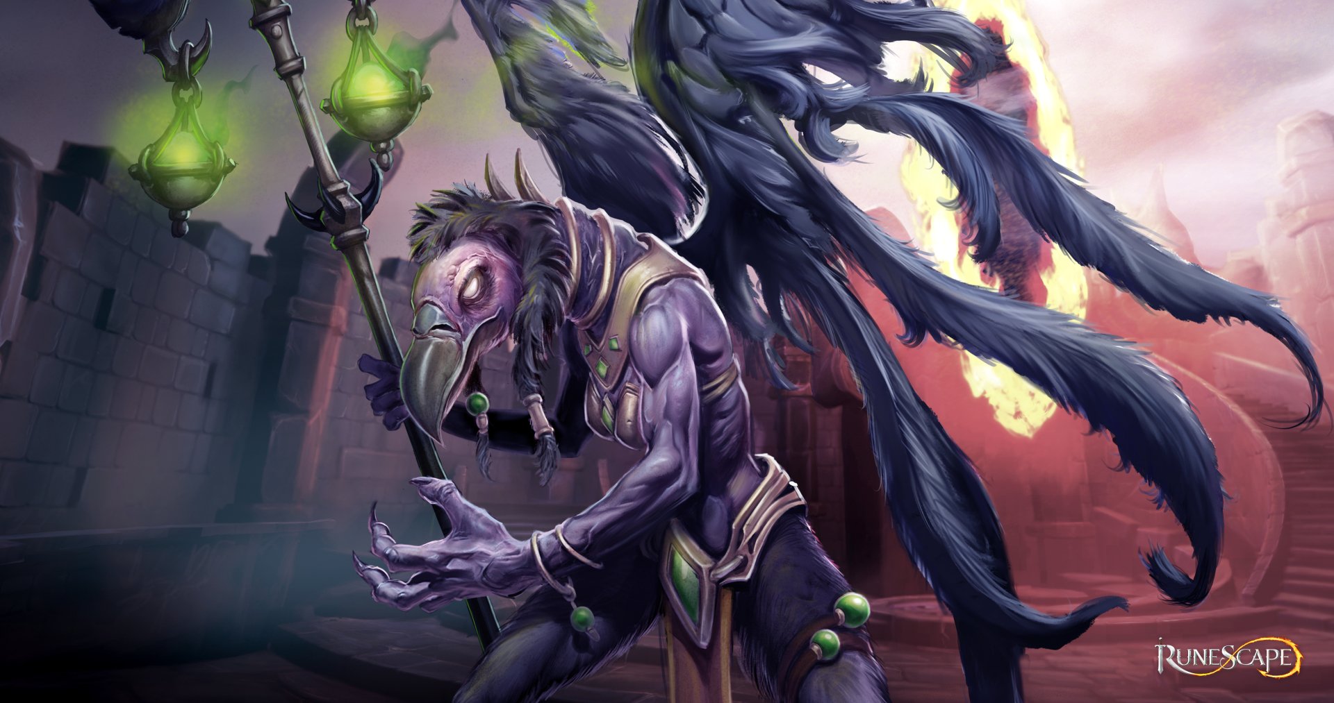 Download Famine (RuneScape) Fantasy Video Game Runescape 4k Ultra HD Wallpaper