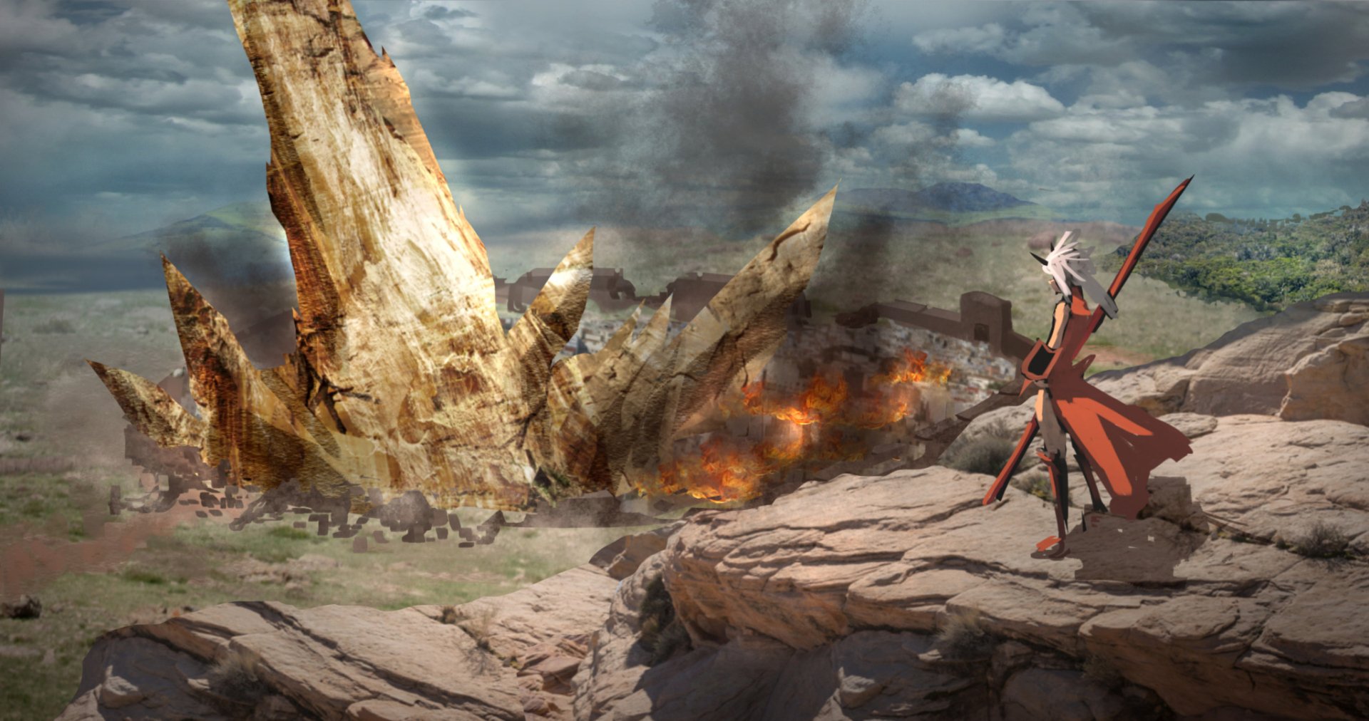 Download Anime Pixiv Fantasia: Revenge Of The Darkness HD Wallpaper by plaster