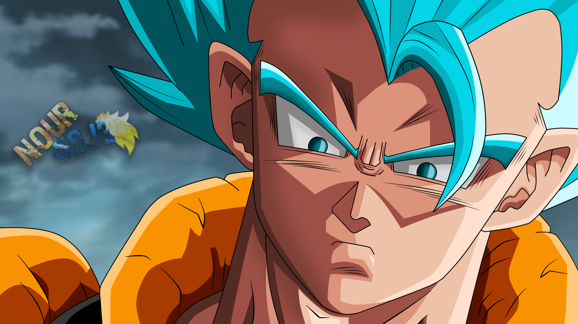 Download Gogeta (Dragon Ball) Anime Dragon Ball Super 4k Ultra HD Wallpaper by nourssj3
