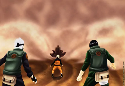 Gedō Mazō Kakashi Hatake Might Guy Naruto Uzumaki Anime Naruto HD Desktop Wallpaper | Background Image