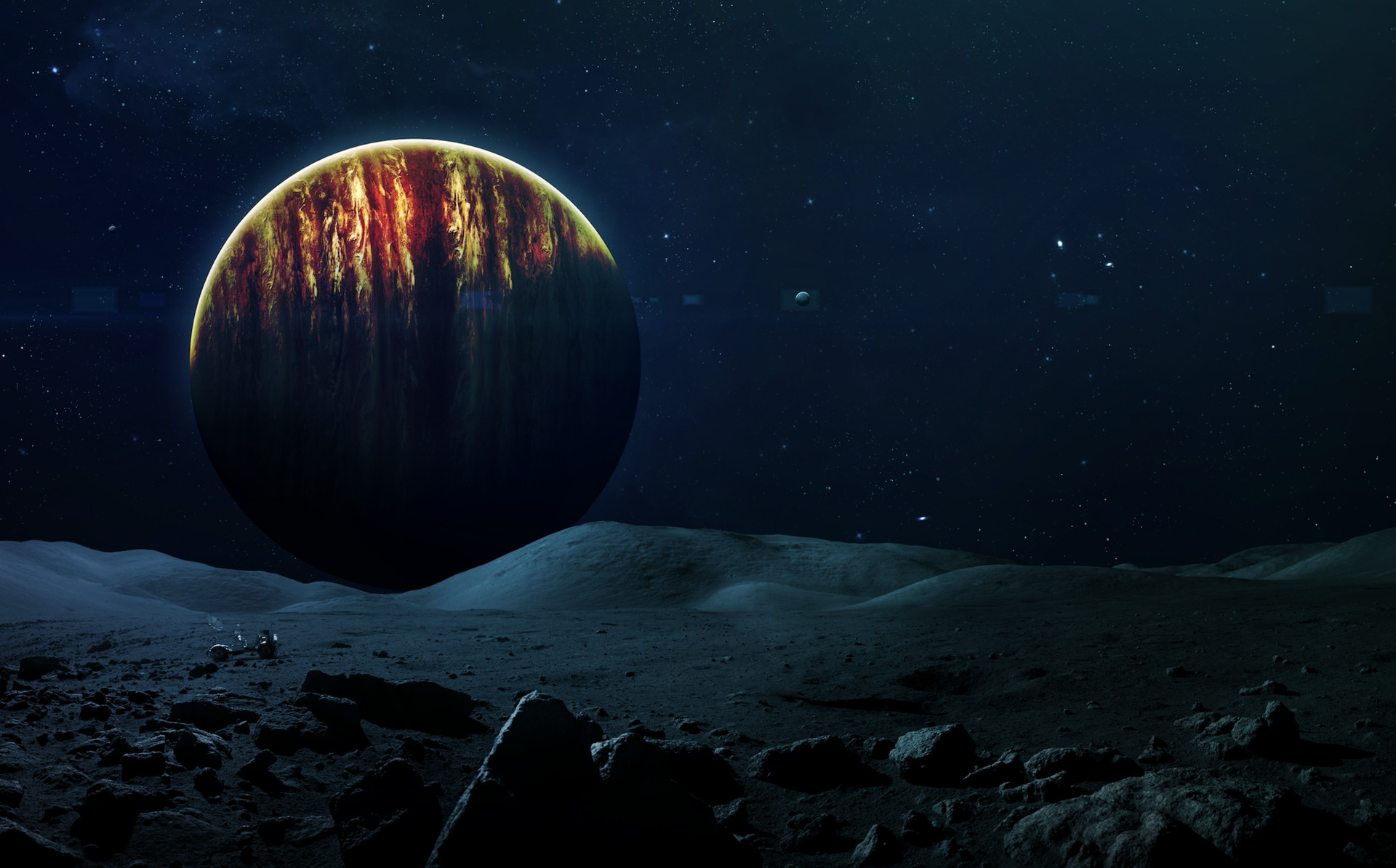 Download Sci Fi Planet HD Wallpaper by Vadim Sadovski