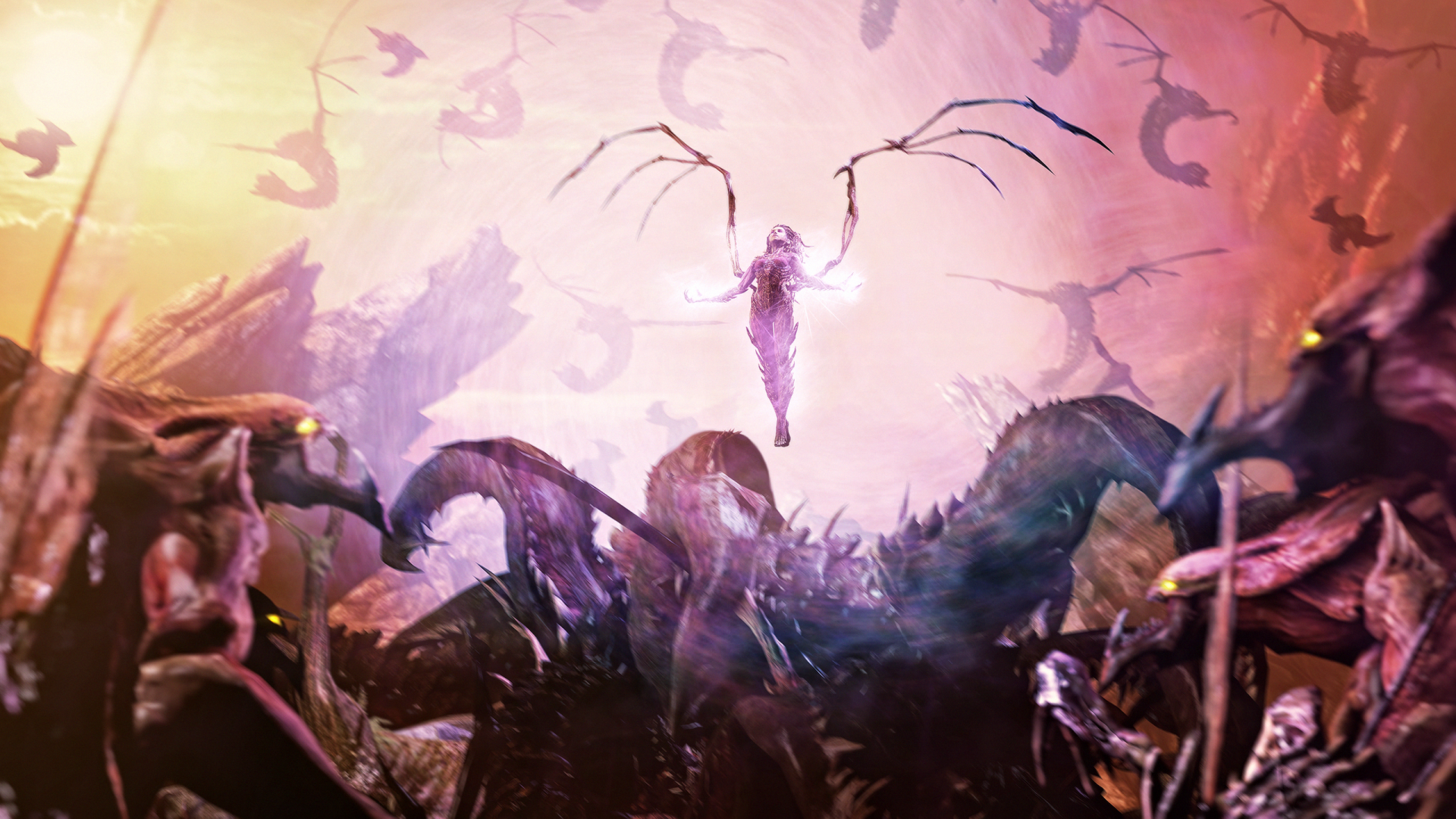 Download Sarah Kerrigan Video Game Starcraft II HD Wallpaper by Scotchlover