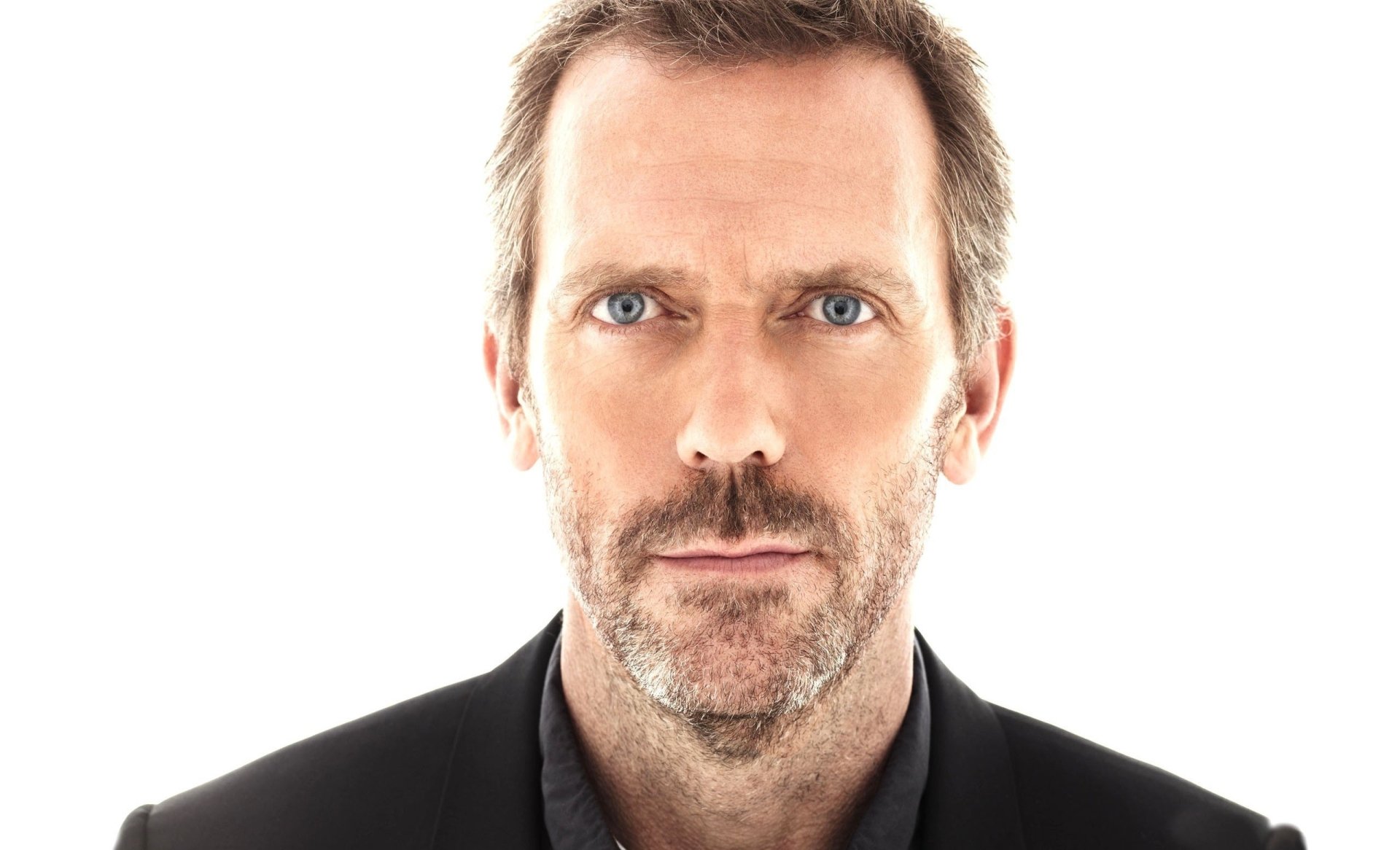 Download English Blue Eyes Face Actor Celebrity Hugh Laurie HD Wallpaper