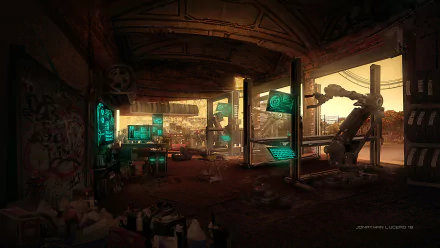 Sci Fi room HD Desktop Wallpaper | Background Image