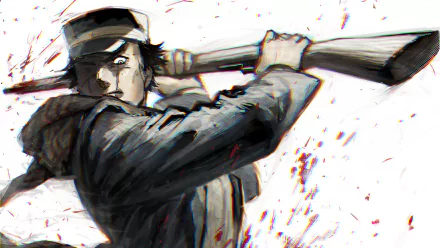 Sugimoto Saichi Anime Golden Kamuy HD Desktop Wallpaper | Background Image