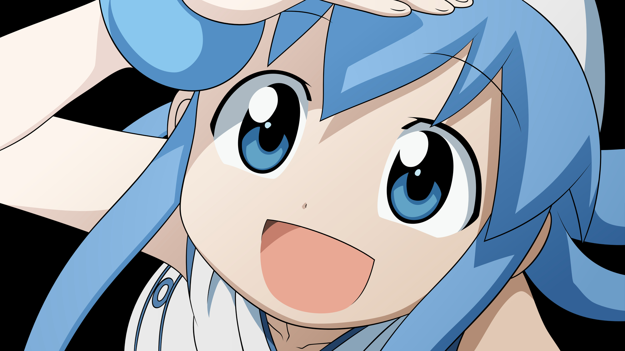 Squid Girl / Shinryaku Ika Musume - Anime Squid Girl Chibi - Free  Transparent PNG Clipart Images Download