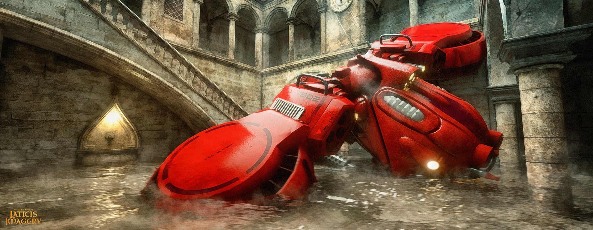 Download Sci Fi Spaceship HD Wallpaper by Adriano Di Pierro