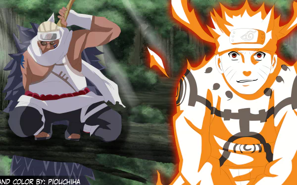 Naruto Uzumaki Killer Bee (Naruto) Anime Naruto HD Desktop Wallpaper | Background Image