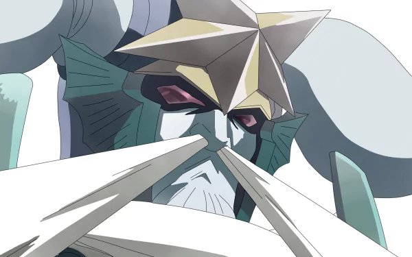 HD PC desktop wallpaper featuring the Celestial Spirit King from the anime Fairy Tail, showcasing his distinctive horned and armored appearance.