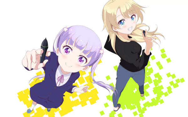 Ko Yagami Aoba Suzukaze Anime New Game! HD Desktop Wallpaper | Background Image
