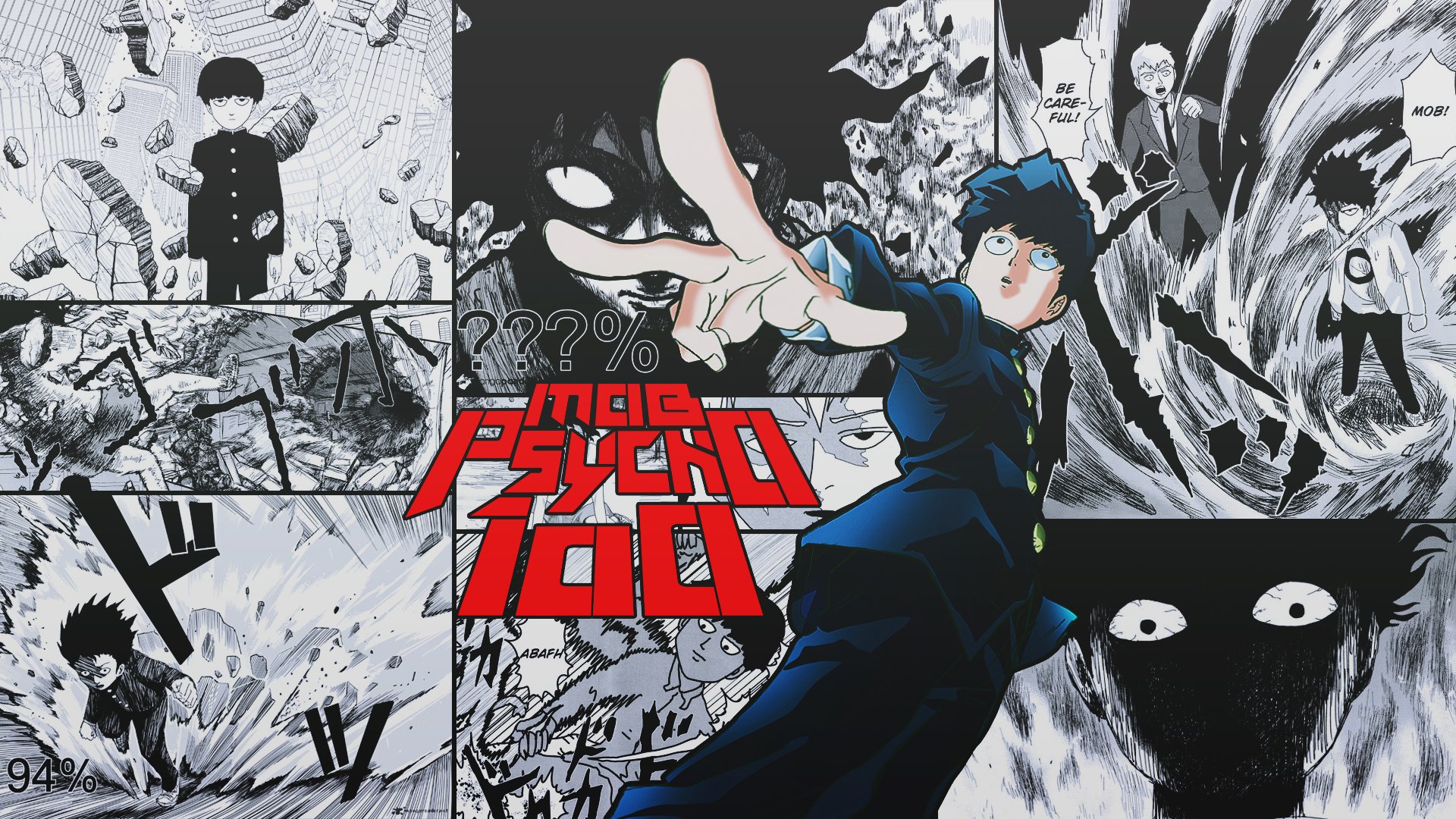Anime Mob Psycho 100 HD Wallpaper by DinocoZero