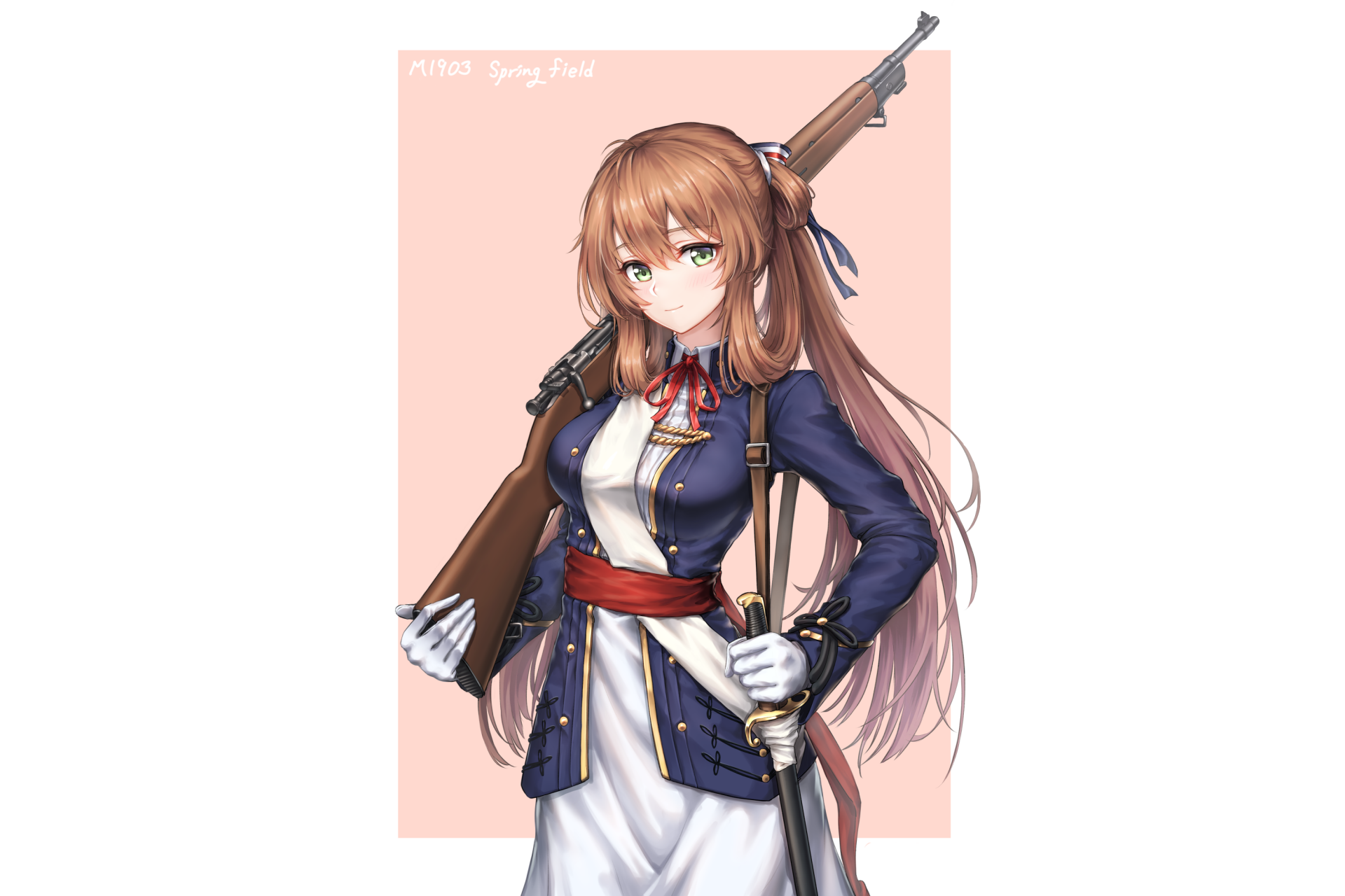 Download Springfield (Girls Frontline) Video Game Girls Frontline HD Wallpaper by baek_hyang