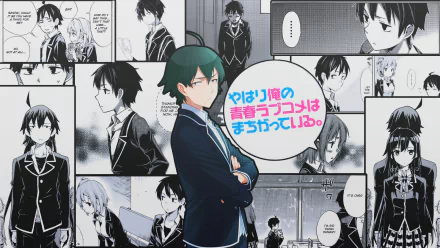 Hachiman Hikigaya Anime My Teen Romantic Comedy SNAFU HD Desktop Wallpaper | Background Image
