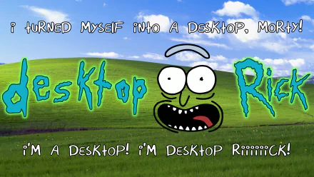  Desktop Rick with Logo Text