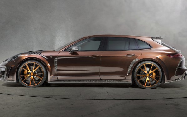 Vehicles Porsche Panamera Sport Turismo Porsche Porsche Panamera Porsche Panamera Sport Turismo by Mansory Tuning Brown Car Car HD Wallpaper | Background Image