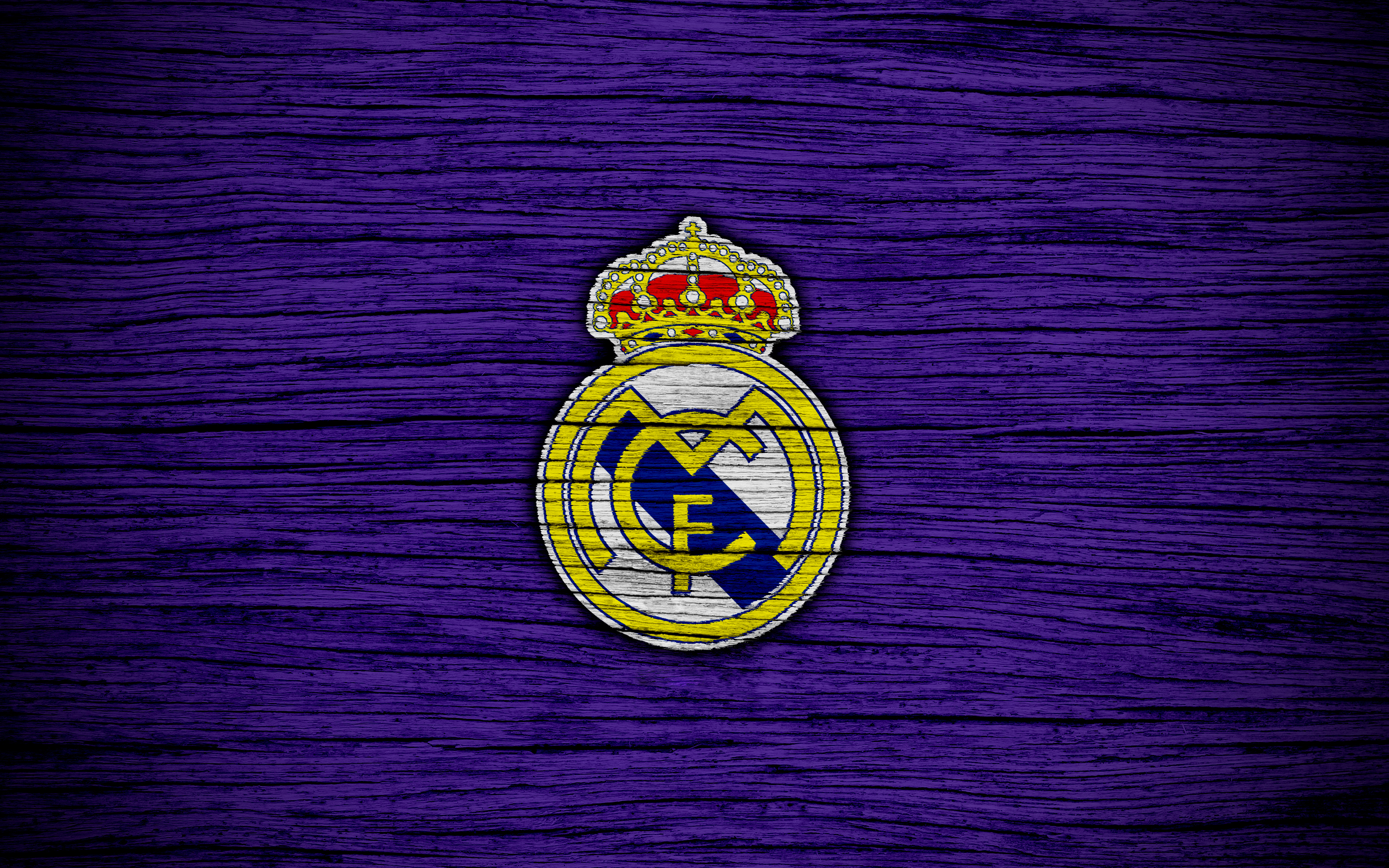 Real Madrid Logo 4k Ultra Hd Wallpaper Background Image