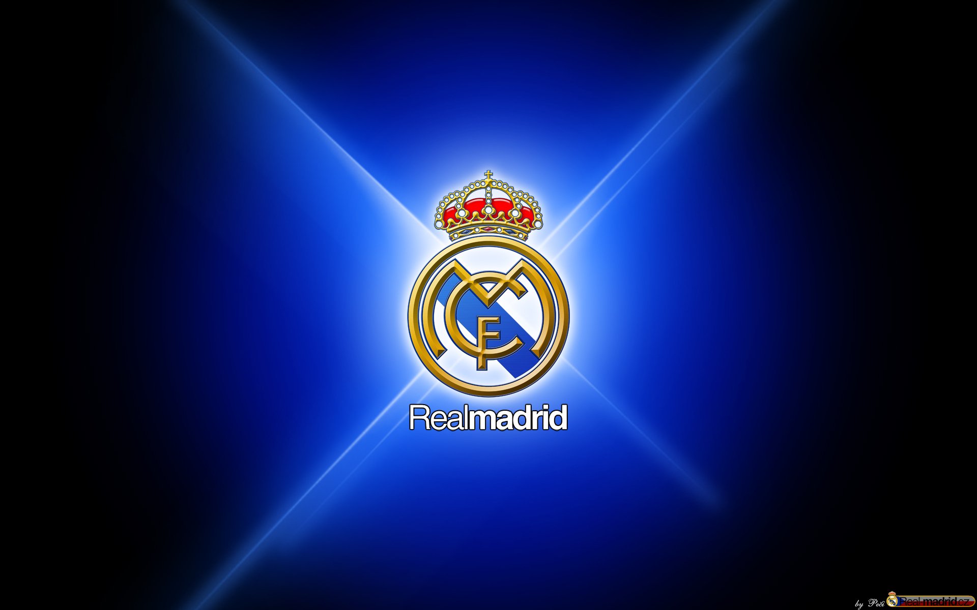 Real Madrid Logo Fondo de pantalla HD | Fondo de ...