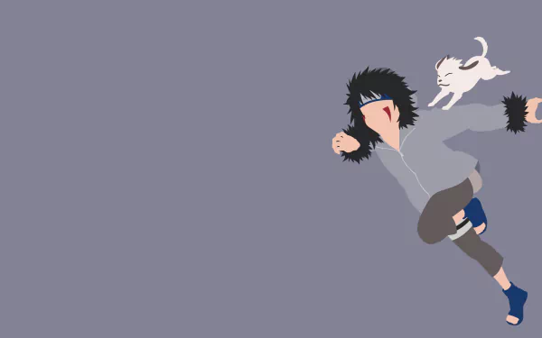 Akamaru (Naruto) Kiba Inuzuka Anime Naruto HD Desktop Wallpaper | Background Image