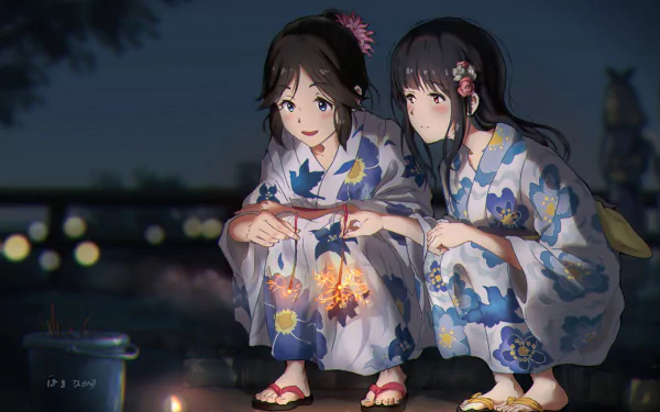 Nozomi Kasaki Mizore Yoroizuka Anime Sound! Euphonium HD Desktop Wallpaper | Background Image