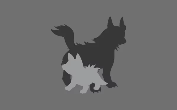 Mightyena (Pokémon) Poochyena (Pokémon) Anime Pokemon HD Desktop Wallpaper | Background Image