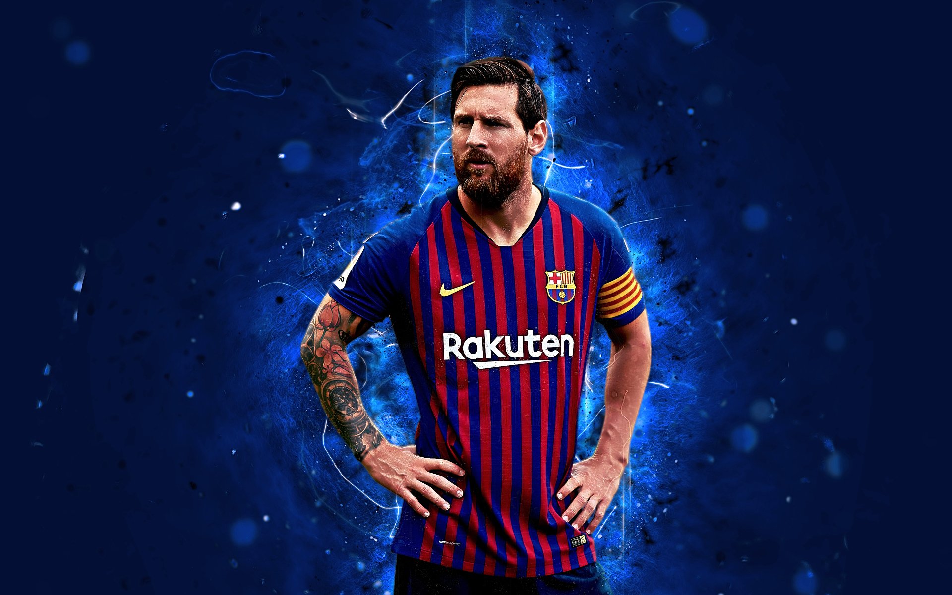 Lionel Messi - Barca 4k Ultra Fondo de pantalla HD | Fondo de