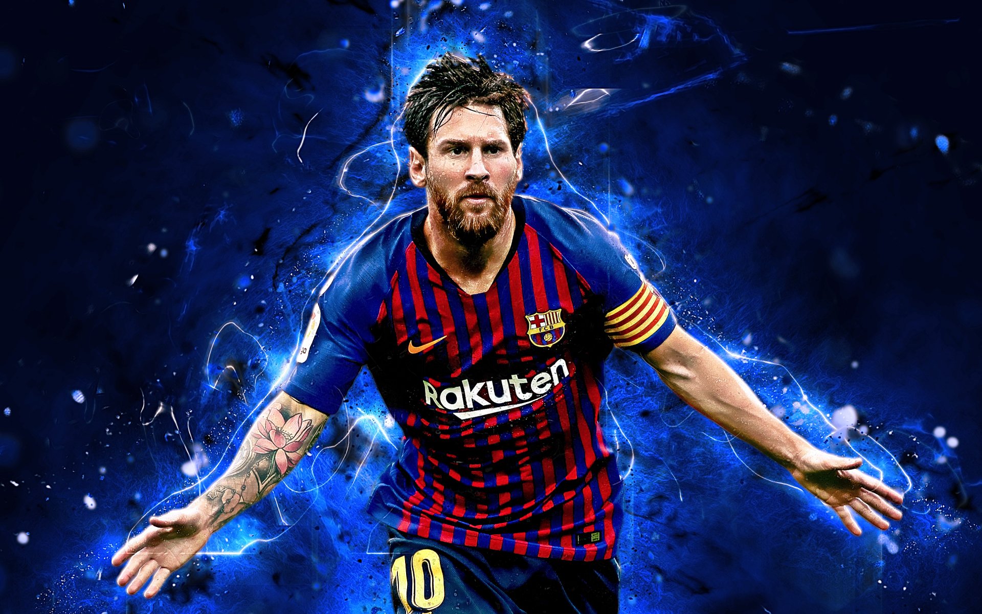 Lionel Messi - Barca Fondo de pantalla HD | Fondo de Escritorio | 2880x1800