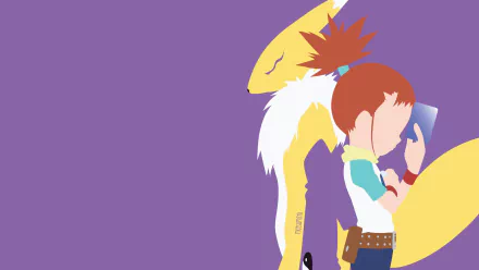Renamon (Digimon) Makino Ruki Anime Digimon HD Desktop Wallpaper | Background Image