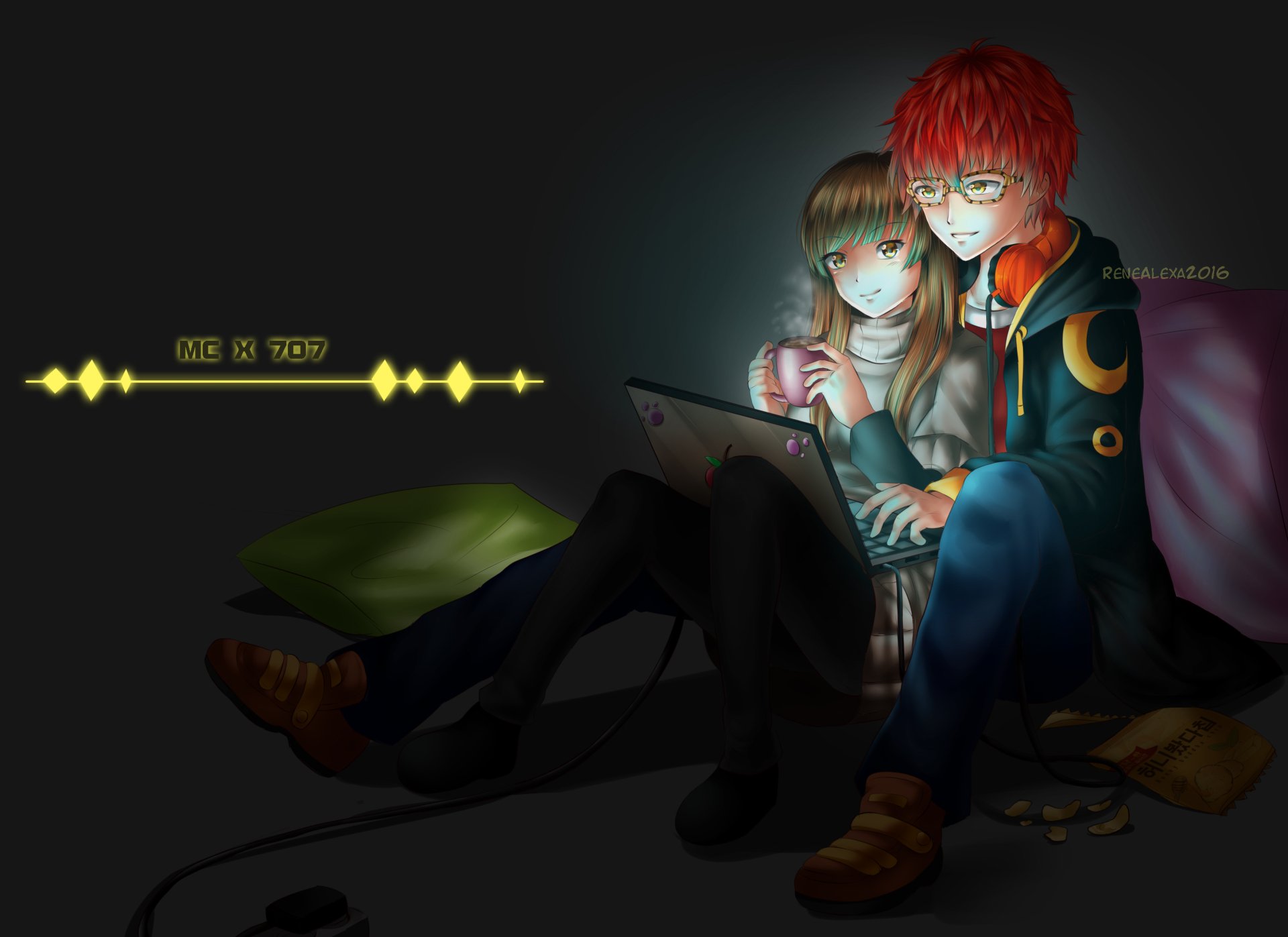 Download Anime Mystic Messenger HD Wallpaper by Rene Alexa