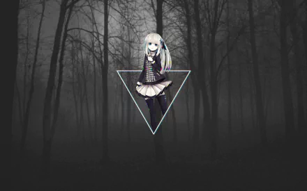 fog forest Anime Original anime forest HD Desktop Wallpaper | Background Image