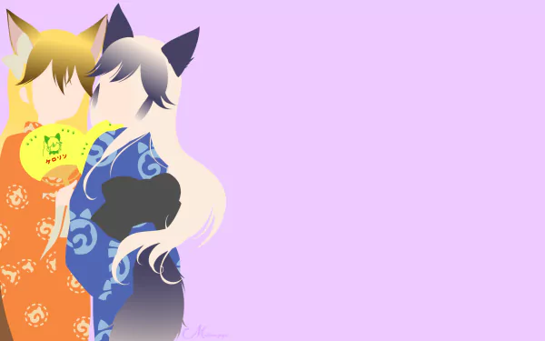 Silver Fox (Kemono Friends) Ezo Red Fox (Kemono Friends) Anime Kemono Friends HD Desktop Wallpaper | Background Image