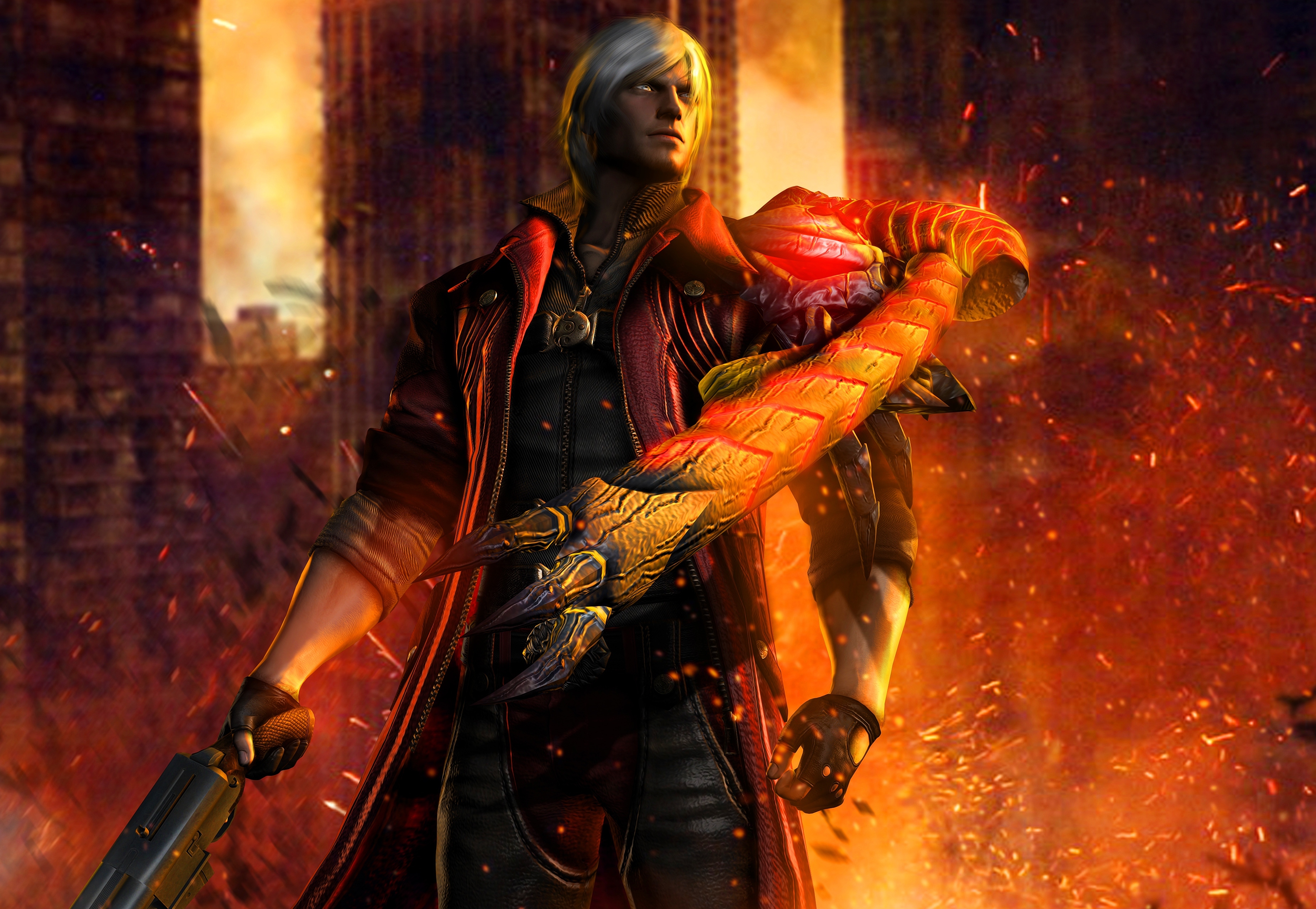 Wallpaper Dante Devil May Cry Devil May Cry 4 Games