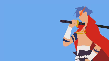 Kamina (Tengen Toppa Gurren Lagann) Anime Tengen Toppa Gurren Lagann HD Desktop Wallpaper | Background Image