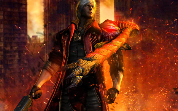Dante (Devil May Cry) video game Devil May Cry 4 HD Desktop Wallpaper | Background Image