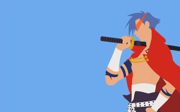 Kamina (Tengen Toppa Gurren Lagann) Anime Tengen Toppa Gurren Lagann HD Desktop Wallpaper | Background Image
