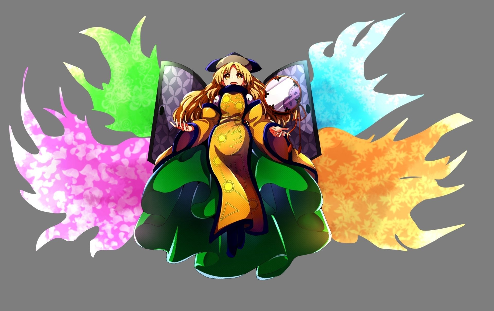 Download Okina Matara Anime Touhou HD Wallpaper