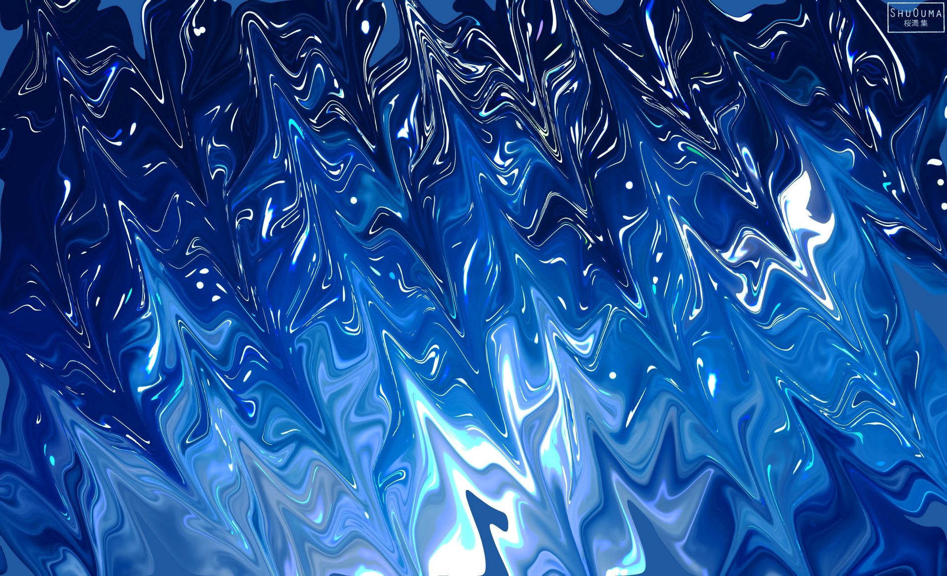 Abstract Blue 4k Ultra HD Wallpaper by ShuOuma
