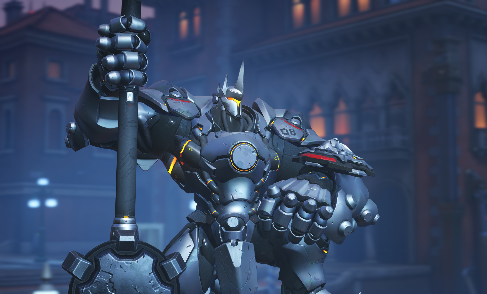 Download Reinhardt (Overwatch) Video Game Overwatch 4k Ultra HD Wallpaper