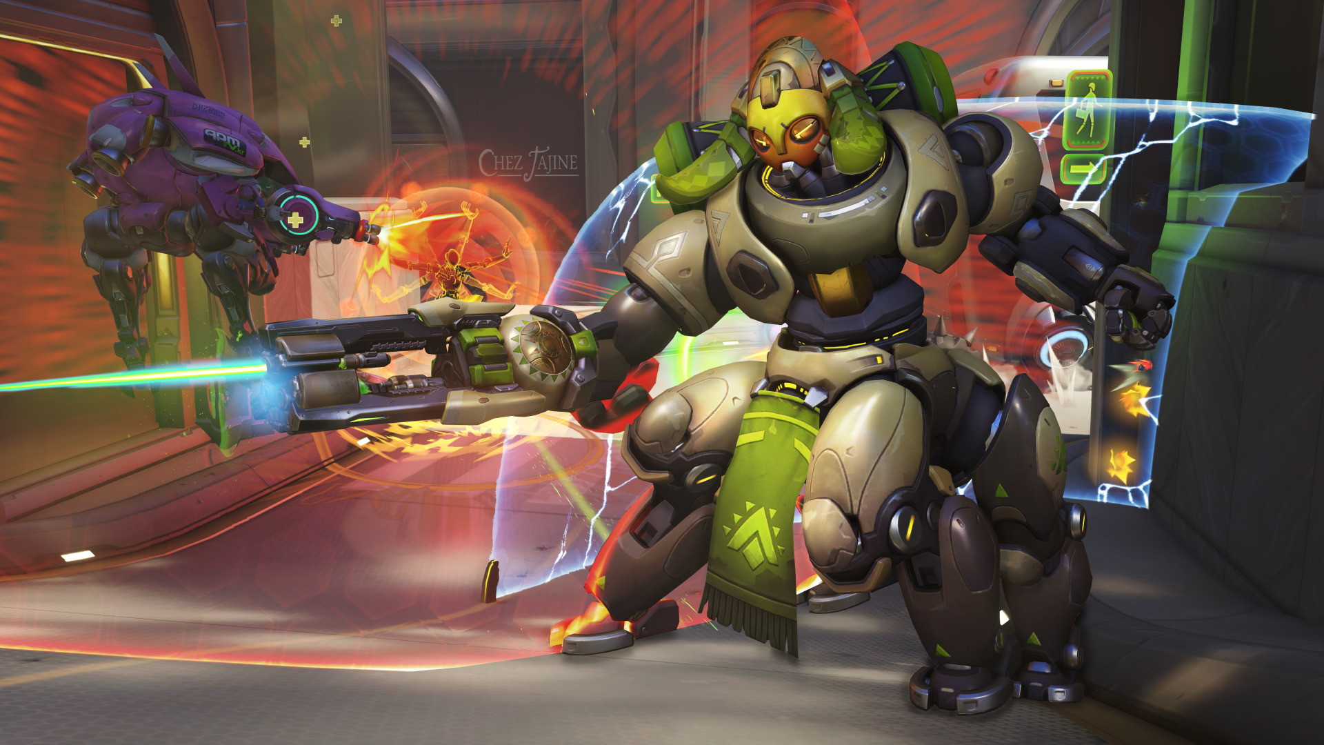 Download Orisa (Overwatch) Video Game Overwatch 4k Ultra HD Wallpaper