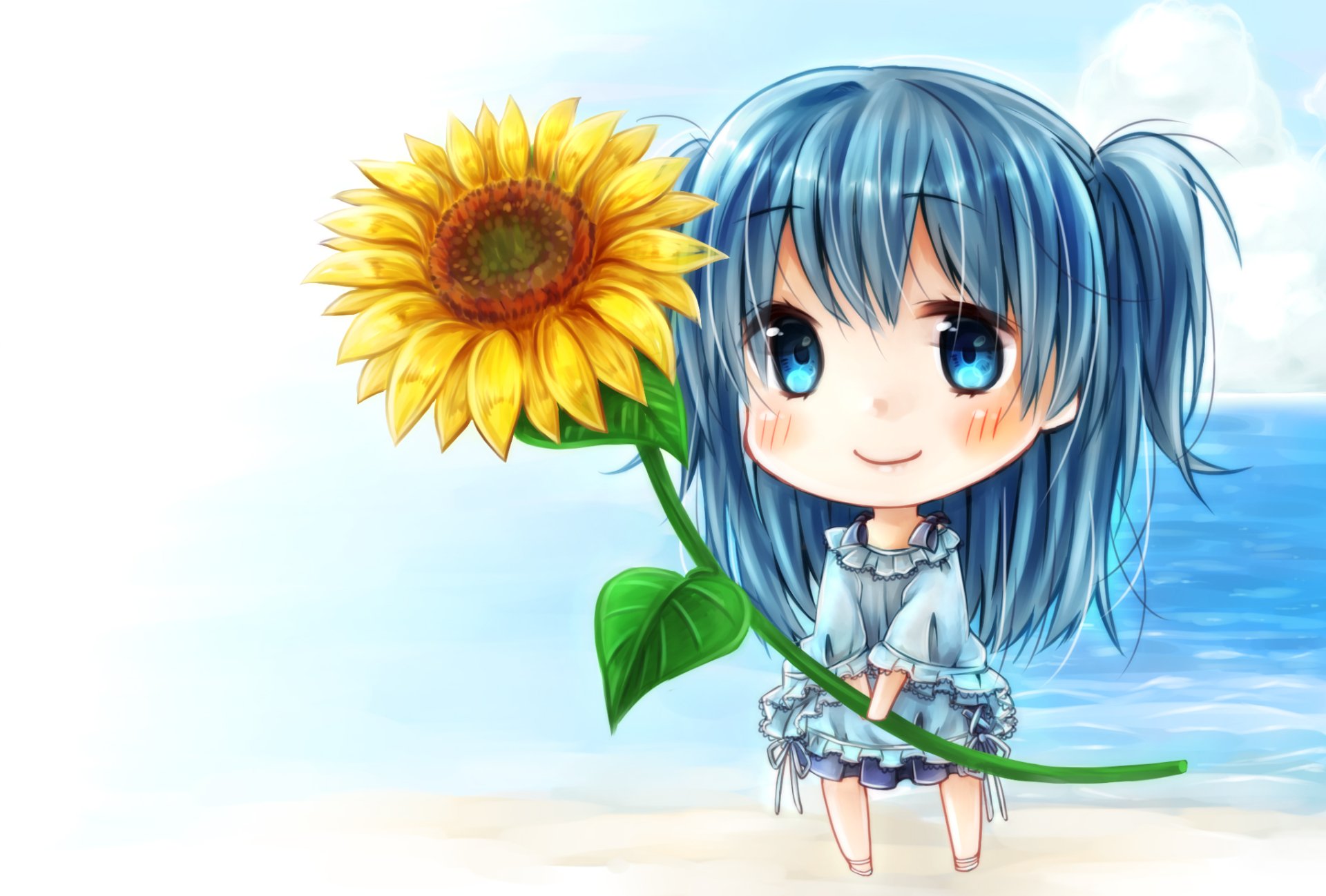 Download Anime Original HD Wallpaper by 藤井 美結