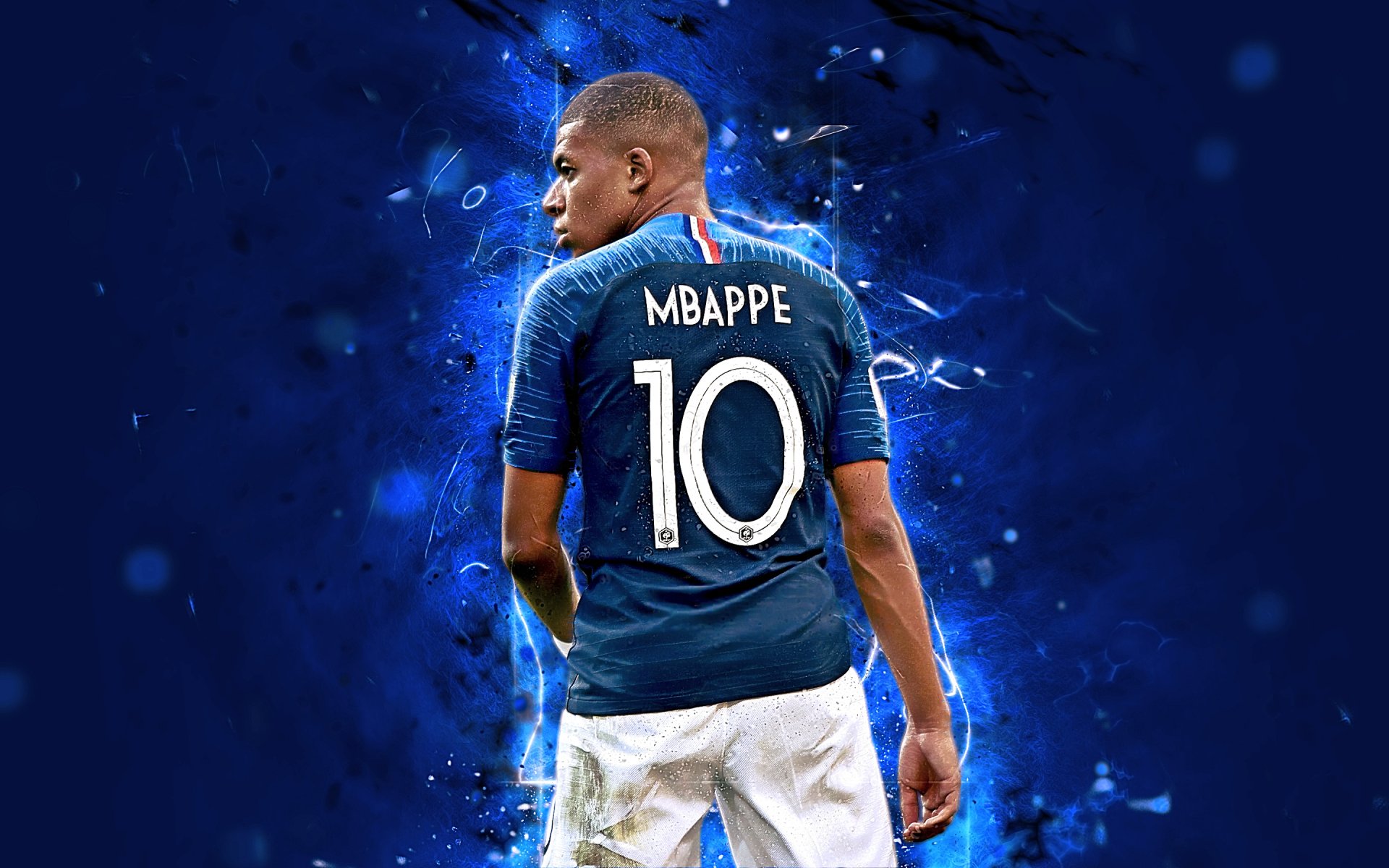 Download French Soccer Kylian Mbappé Sports  HD Wallpaper