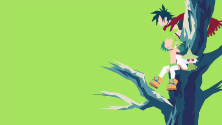 Marona (Phantom Brace) Ash (Phantom Brave) video game Phantom Brave HD Desktop Wallpaper | Background Image