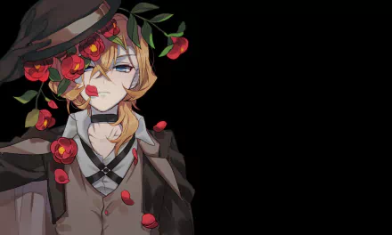 Chuuya Nakahara Anime Bungou Stray Dogs HD Desktop Wallpaper | Background Image