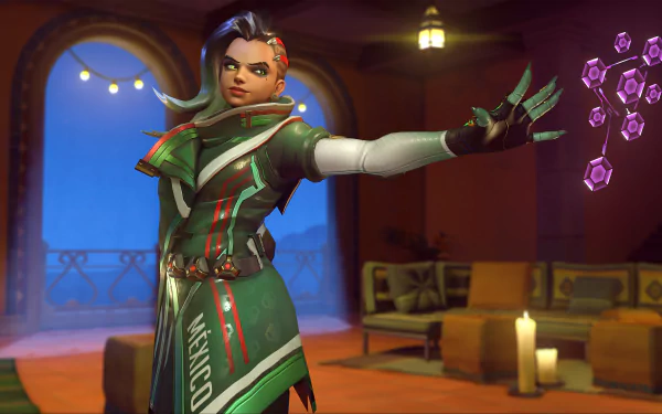 Sombra (Overwatch) video game Overwatch HD Desktop Wallpaper | Background Image