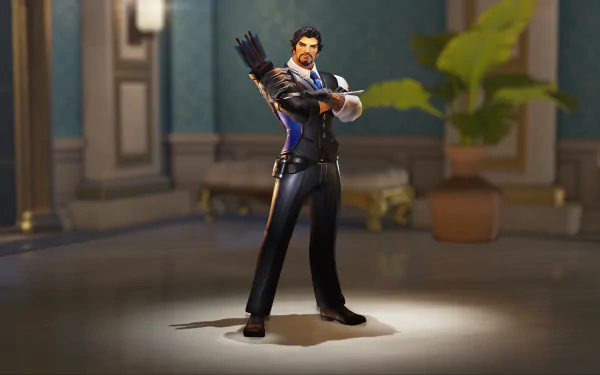 Hanzo (Overwatch) video game Overwatch HD Desktop Wallpaper | Background Image