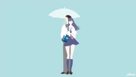 Masami Kondou Akira Tachibana Anime After the Rain HD Desktop Wallpaper | Background Image