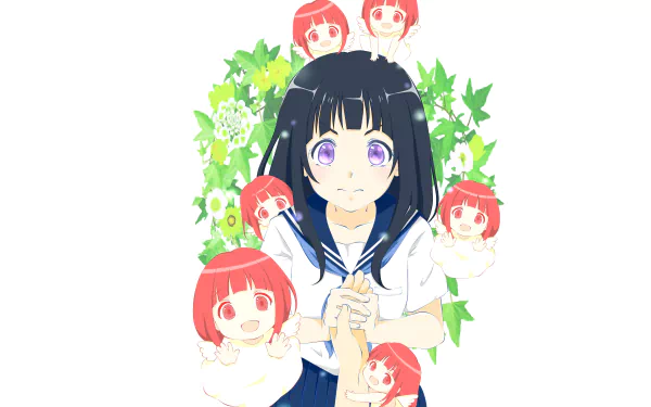  Eru Chitanda Nervous face