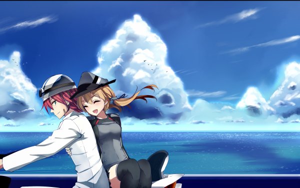 Anime Kantai Collection Admiral Prinz Eugen HD Wallpaper | Background Image