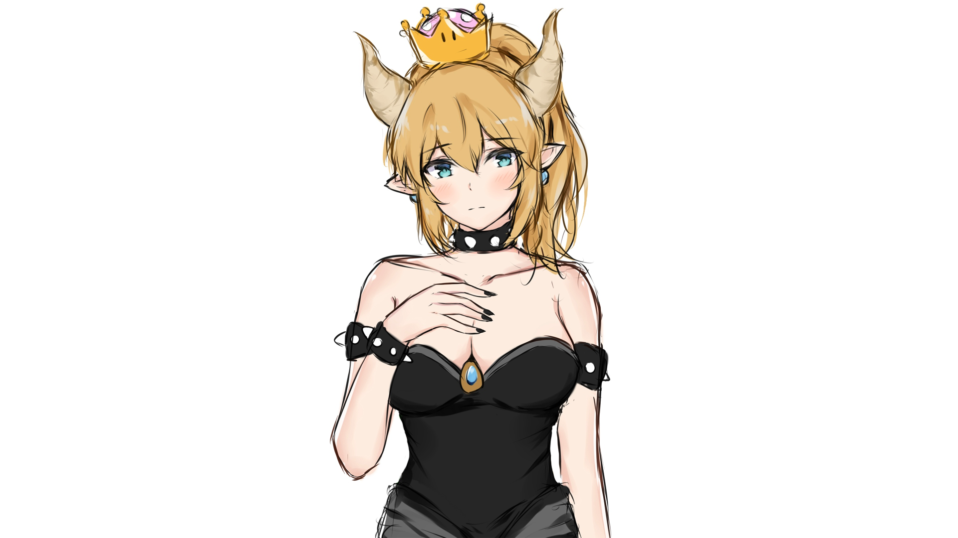 Bowsette Hd Wallpaper Background Image 1920x1080 Id 968170